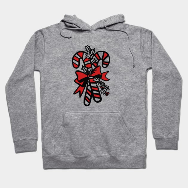 Merry Christmas Candy Hoodie by Tropical Blood